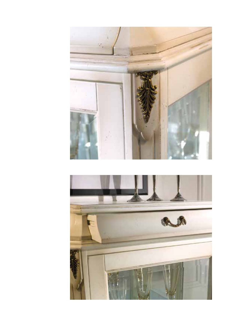 vetrina 1 porta bianca