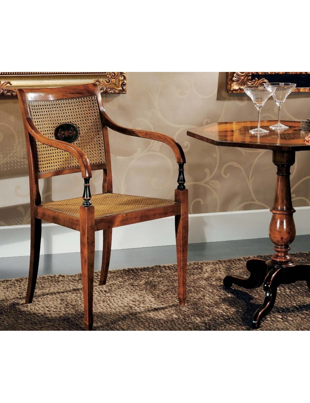 poltroncina paglia vienna